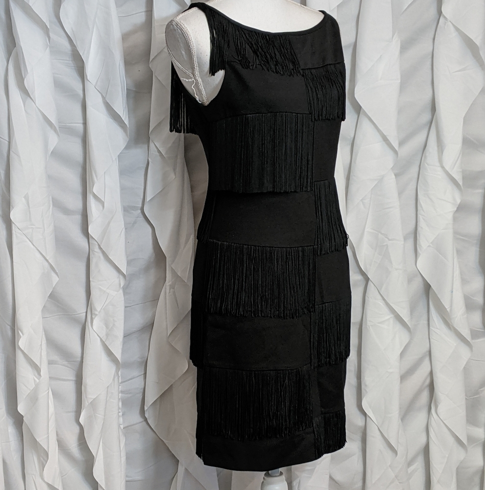 Trina Turk Shimmy fringe dress